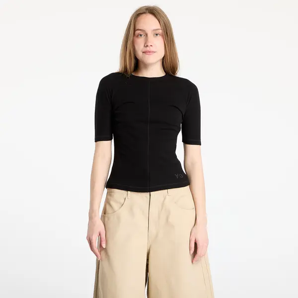 Y-3 Majica Y-3 Fitted Short Sleeve T-Shirt Black L
