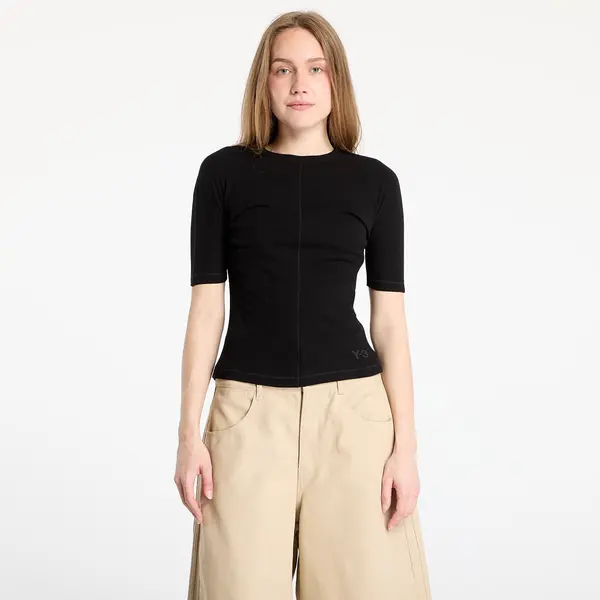 Y-3 Majica Y-3 Fitted Short Sleeve T-Shirt Black XS