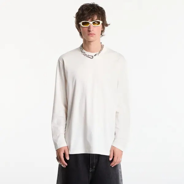 Y-3 Majica Y-3 Logo Long Sleeve Long-Sleeve Top UNISEX Chalk White XS