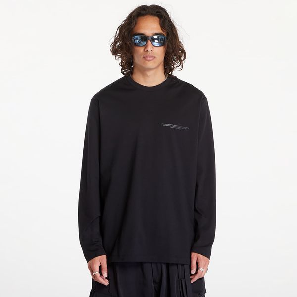Y-3 Majica Y-3 Logo Long Sleeve Tee UNISEX Black XS