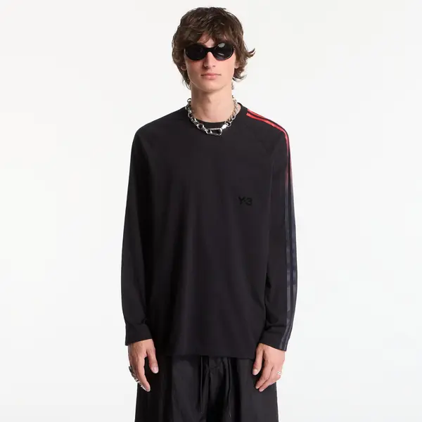 Y-3 Majica Y-3 Oversized Gradient Stripes Long Sleeve T-Shirt UNISEX Black XL