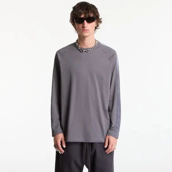 Y-3 Majica Y-3 Oversized Gradient Stripes Long Sleeve T-Shirt UNISEX Grey Five XS
