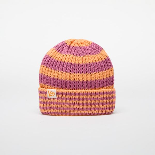 New Era New Era Knit Medium Stripe Beanie Orange Glaze Universal