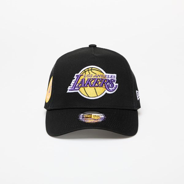 New Era New Era Los Angeles Lakers Aframe NBA Patch Cap Black Universal