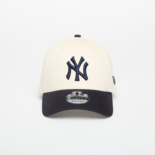 New Era New Era MLB Colour Block 9FORTY New York Yankees Light Cream/ Navy Universal