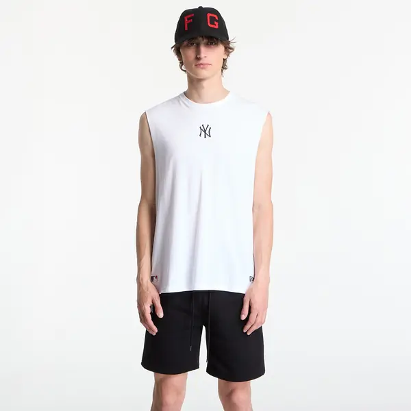 New Era New Era MLB Nos Midi Sleeveless Tee New York Yankees UNISEX Optic White XL