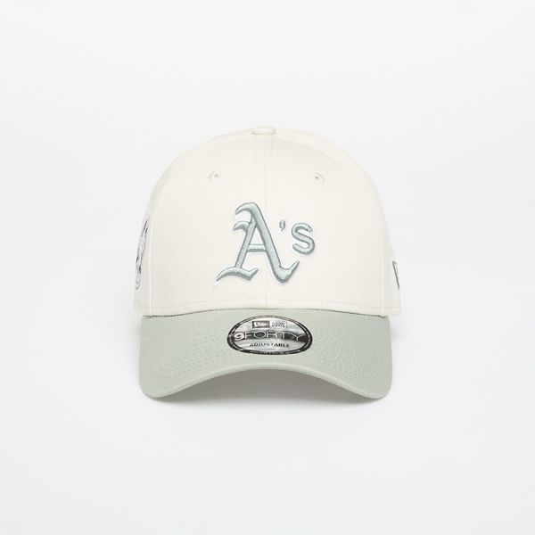 New Era New Era MLB Ws Patch 9FORTY Oakland Athletics Ivory/ Pastel Green Universal