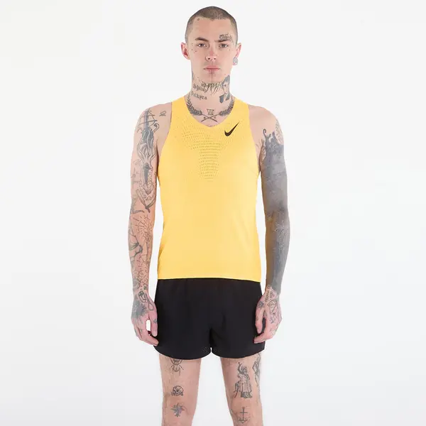 Nike Nike AeroSwift Men's Dri-FIT ADV Running Singlet Laser Orange/ Black M