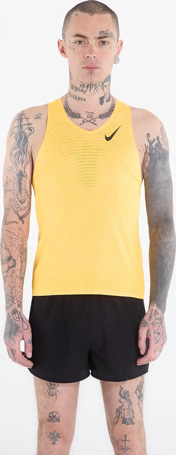 Nike Nike AeroSwift Men's Dri-FIT ADV Running Singlet Laser Orange/ Black M