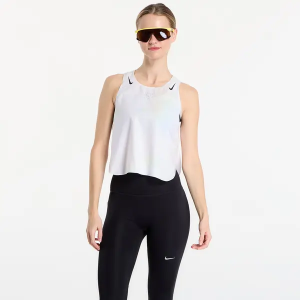 Nike Nike AeroSwift Women's Dri-FIT ADV Cropped Running Tank Top Off White/ Black S