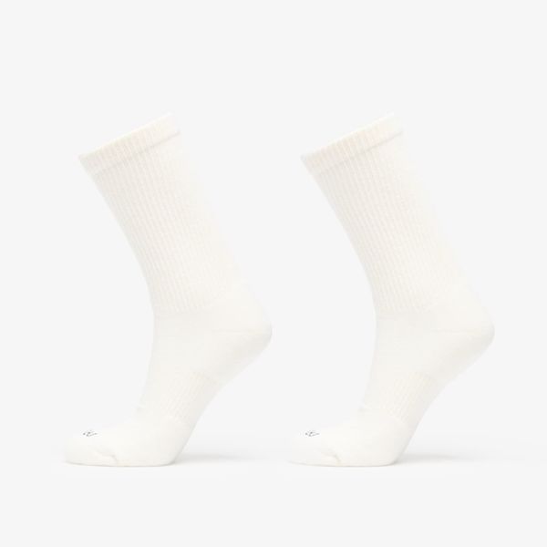 Nike Nike Everyday Cushioned Crew Socks 2-Pack Sail/ Black M