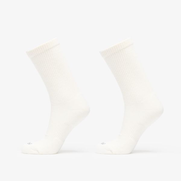 Nike Nike Everyday Cushioned Crew Socks 2-Pack Sail/ Black XL