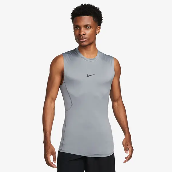 Nike Nike Pro Men's Dri-FIT Tight Sleeveless Fitness Top Smoke Grey/ Black M