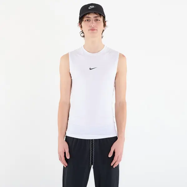 Nike Nike Pro Men's Dri-FIT Tight Sleeveless Fitness Top White/ Black S