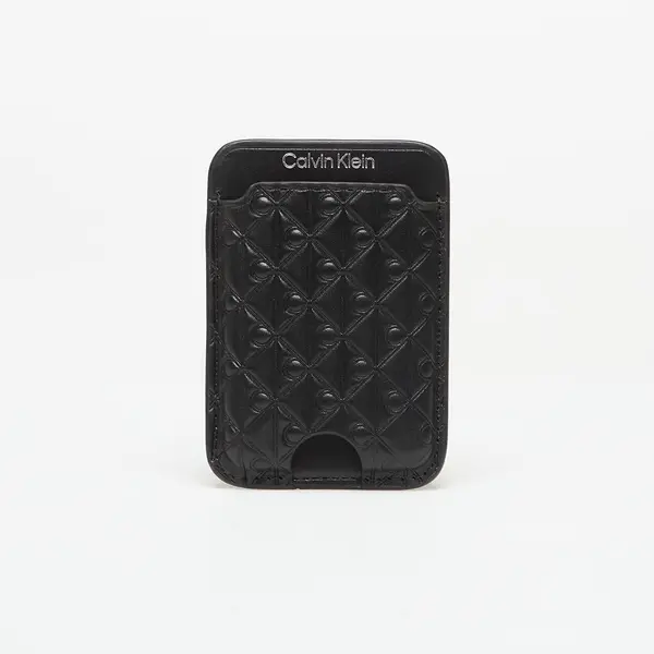 Calvin Klein Novčanik Calvin Klein Aop Leather Magnetic Card Case Black Universal