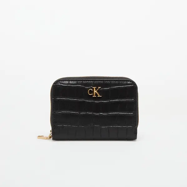Calvin Klein Novčanik Calvin Klein Croc Medium Flap Wallet Black Universal