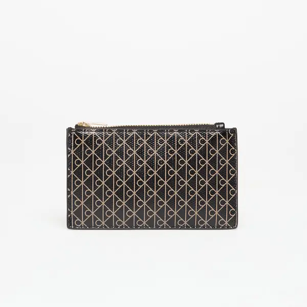 Calvin Klein Novčanik Calvin Klein Emblem Aop Top Zip Cardholder Black Universal