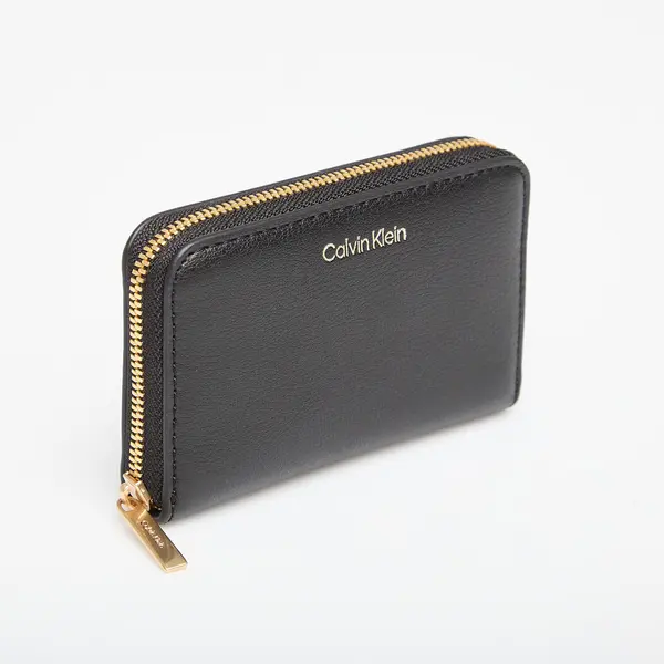Calvin Klein Novčanik Calvin Klein Foil Logo Medium Zip Around Black Universal