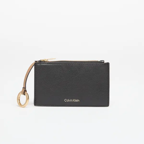 Calvin Klein Novčanik Calvin Klein Foil Logo Top Zip Cardcase Black Universal
