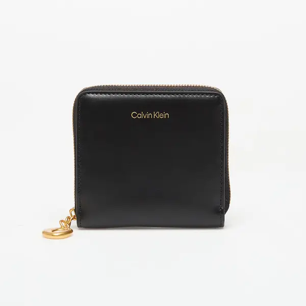 Calvin Klein Novčanik Calvin Klein Hardware Square Zip Around Black Universal