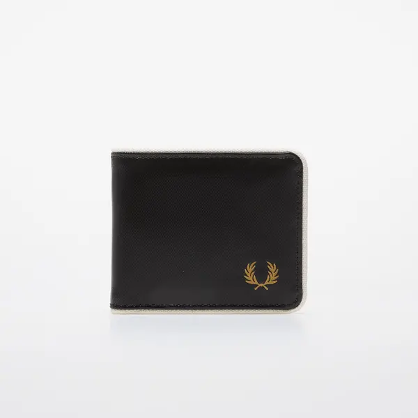 FRED PERRY Novčanik FRED PERRY Coated Polyester Billfold Wall Black/ Ecru Universal