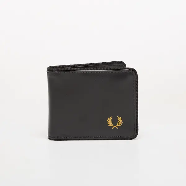FRED PERRY Novčanik FRED PERRY Tonal Coated Polyester Billfol Black/ Gold Universal