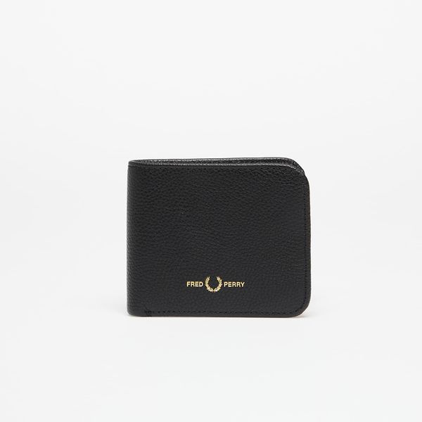 FRED PERRY Novčanik FRED PERRY Tumbled Leather Wallet Black Universal