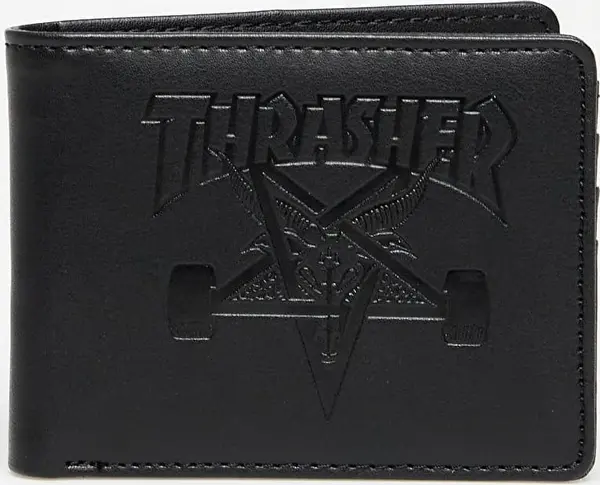Thrasher Novčanik Thrasher Skategoat Leather Wallet Black Universal