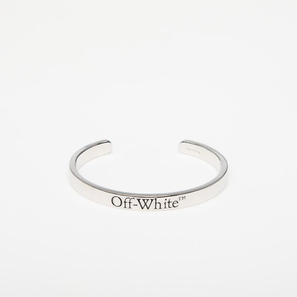 Off-White Off-White Bangle Bracelet Silver/ Black L