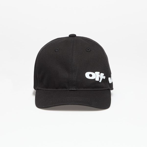 OFF-WHITE KIDS Off-White Kids Type Graphic Baseball Cap Black/ White II