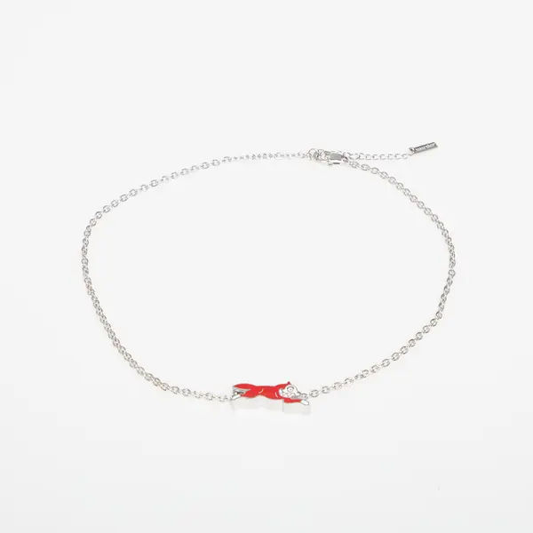 Billionaire Boys Club Icecream Ogrlica Billionaire Boys Club Icecream Running Dog Chain Necklace Silver/ Red OS
