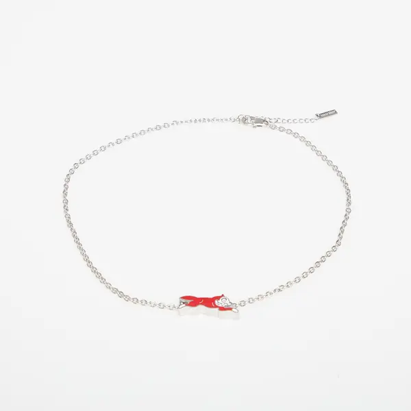 Billionaire Boys Club Icecream Ogrlica Billionaire Boys Club Icecream Running Dog Chain Necklace Silver/ Red OS