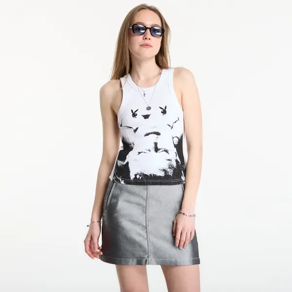 FTSHP Playboy x FTSHP Girls Rib Tank Top Portrait White M