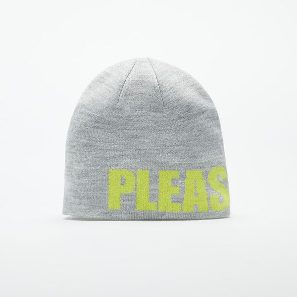 PLEASURES PLEASURES Ollie Skully Beanie Grey