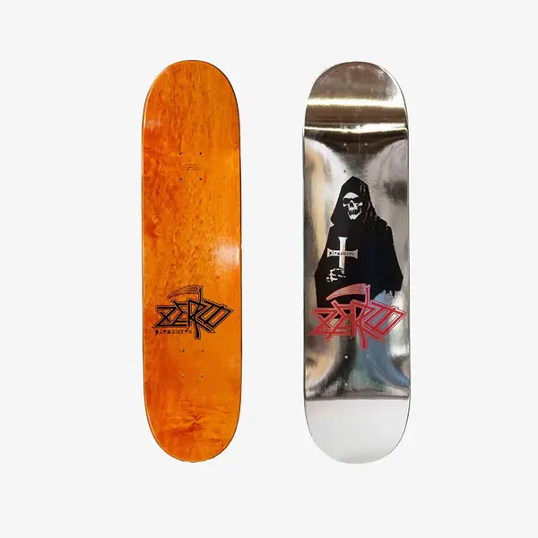 PLEASURES PLEASURES Reaper Skate Deck Silver Universal