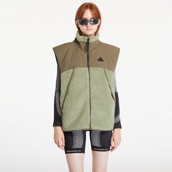 adidas Performance Prsluk adidas City Escape Reversible Vest Tent Green / Olive Strata M