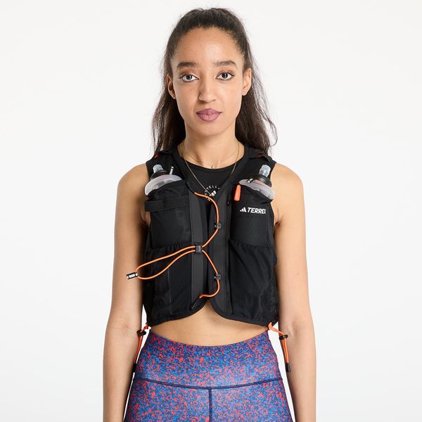 adidas Performance Prsluk adidas Terrex Techrocktrail Running Vest 12L Black/ White/ Impact Orange M