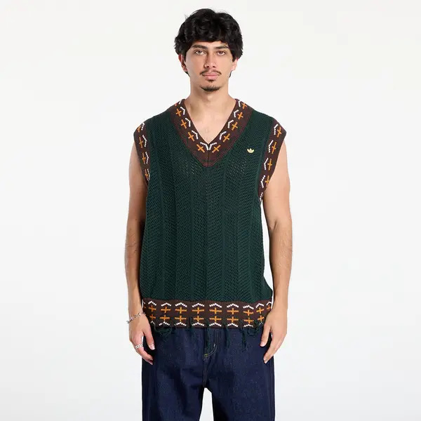 adidas Originals Prsluk adidas x Clot Crochet Vest by Edison Chen Green Night M