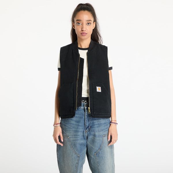 Carhartt WIP Prsluk Carhartt WIP Classic Vest UNISEX Black Stone Canvas XS