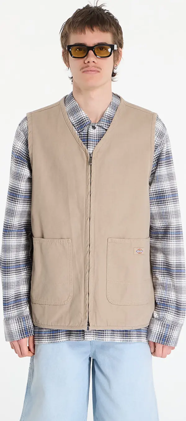 Dickies Prsluk Dickies Canvas Summer Vest Desert Sand L