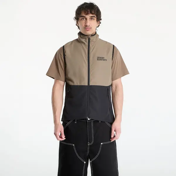 Horsefeathers Prsluk Horsefeathers Hill Vest Taupe/ Black L