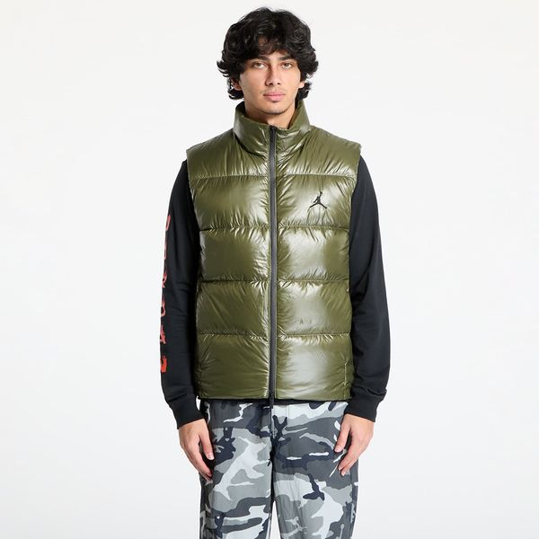 Jordan Prsluk Jordan Flight Men's Down Vest Medium Olive/ Black M