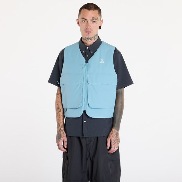 Nike Prsluk Nike ACG "Skull Peak" PrimaLoft® Reversible Vest UNISEX Denim Turquoise/ Armory Navy/ Summit White L