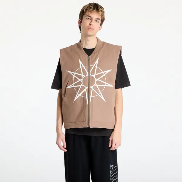 PLEASURES Prsluk PLEASURES x Slipknot Goat Padded Vest Beige M