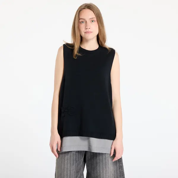 Y-3 Prsluk Y-3 Logo Knit Vest UNISEX Black L
