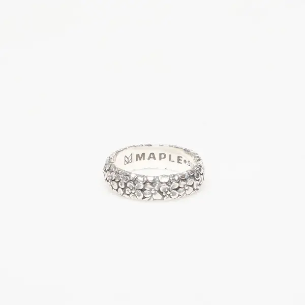 MAPLE Prsten MAPLE Floral Band Silver 925 8