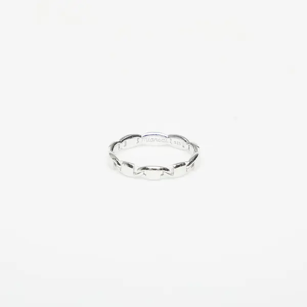 Miansai Prsten Miansai Ova Ring Sterling Silver 8