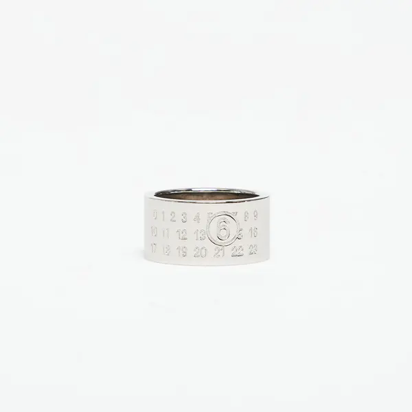 MM6 Prsten MM6 Maison Margiela Ring Polished Palladio 07