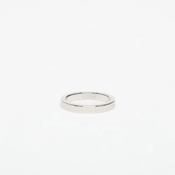 MM6 Prsten MM6 Numeric Minimal Signature Ring Polished Palladio 09