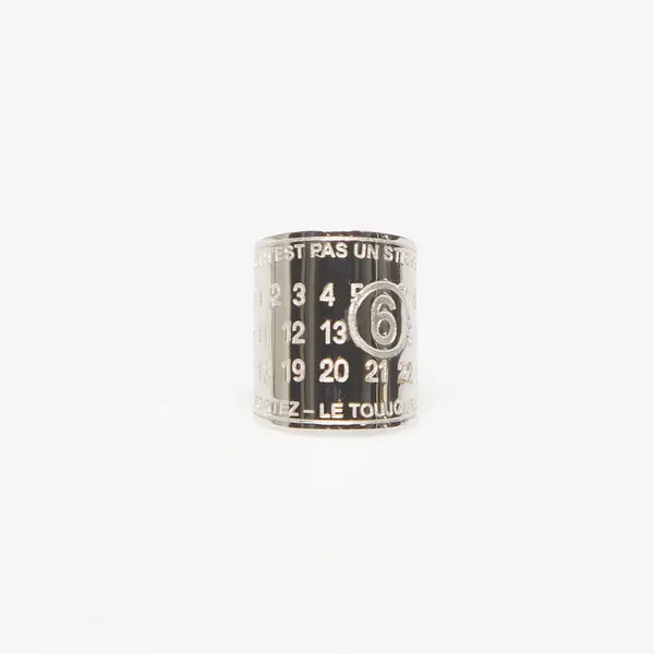 MM6 Maison Margiela Prsten MM6 Ring Palladio Polished L